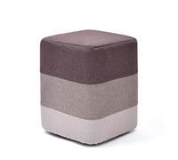 IUBGFTO Taburete otomano Taburete otomano de Madera para pies Banco de tocador Sofá Puf Mesa Auxiliar para Dormitorio Asiento de Muelle Tocador Reposapiés Taburete para Zapatos (Cuadrado marrón)