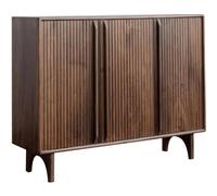 IUBGFTO Zapatero de Madera de Nogal Negro con Puertas, Zapatero de Gran Capacidad, Organizador de Zapatos Independiente, Zapatero nórdico, Organizador de Zapatos (140 cm x 140 cm)