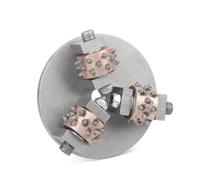 IUBPWMS 1 Uds. Placa de rueda de abujardado circular de 120mm de diámetro M16 SDS PLUS for eliminar piedra, abujardadora de textura de hormigón for hormigón de mármol y granito