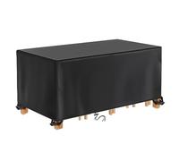 IUCUHE Funda Muebles Exterior Impermeable 130x60x100cm/LaxAnxAl Fundas para Muebles De Patio,con Material Oxford 600d,Resistente Al Viento, Anti-UV,Resistente Al Desgarro para Mesa Y Sillas De Patio