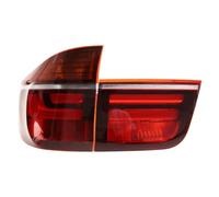 IUEGFUTTE Año 2007-2013 Un par de lámparas automáticas izquierda y derecha compatibles con el conjunto de luces traseras BMW X5 E70(Driver in right,07-13 Red Pair 2pcs)
