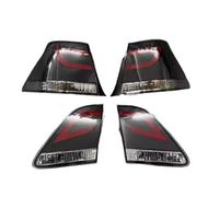 IUEGFUTTE Conjunto de luces traseras LED compatible con Toyota Crown 2005-2009, luz de freno y marcha atrás con intermitentes.(Smoked)