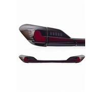 IUEGFUTTE Lámpara de automóvil japonesa compatible con Lexus RX a través del conjunto de luces traseras 09-15 conjunto de luces traseras LED de flujo