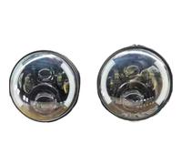IUEGFUTTE Marco de lámpara for conjunto de faros delanteros compatible con Mitsubishi Pajero V33 Leopard, accesorios de luz de circulación diurna