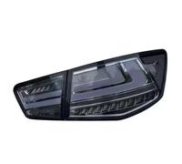 IUEGFUTTE Un par de luces traseras (año 2009-2013), compatible con Kia Forte, conjunto de luces traseras, lente LED, luz trasera negra y roja, 2 colores(Pair 2 sides,Black color)