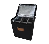 Iuhtrb Bolsa de almacenamiento pequeña de cilindros de combustible, bolsa de transporte de latas de camping, tanques rellenables para acampar al aire libre, picnics, tanques pequeños, Black, L