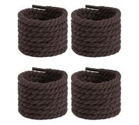 Iuhtrb Color Sólido Reducir Los Cordones De Zapatos Engrosados 120 Cm Para Zapatillas Zapatillas 2 Pares Caderas Trenzadas Reemplazo Unisex Ronda Redonda Estilo Cuerda Gruesa