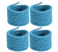 Iuhtrb Color Sólido Reducir Los Cordones De Zapatos Engrosados 120 Cm Para Zapatillas Zapatillas 2 Pares Caderas Trenzadas Reemplazo Unisex Ronda Redonda Estilo Cuerda Gruesa