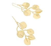 Iuhtrb Elegante gargantilla de hojas de Ginkgos de moda color dorado/plateado con varias tendencias estéticas de compatibilidad, talla única, como se describe, como se describe
