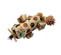 Iuhtrb Juguete para masticar pequeños pájaros para mascotas, juguete para masticar dientes, loros, periquitos, pájaros africanos, para cacatúa, conure, dientes de loro, juguete para masticar forrajeo