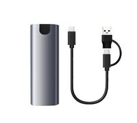 Iuhtrb Solid Drives - Adaptador de carcasa de aluminio NVME a USB 3.1 tipo C para 2230/2242/2260/2280