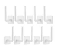 Iuhtrb Soporte para gorras sin perforación, en forma de L, para gorras de béisbol, toallero de baño, para dormitorio, sala de estar, colgador de tela montado en la pared