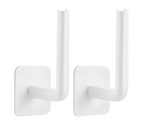 Iuhtrb Soporte para gorras sin perforación, en forma de L, para gorras de béisbol, toallero de baño, para dormitorio, sala de estar, colgador de tela montado en la pared