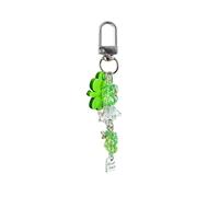 Iuhtrb Teléfono De Trébol De Perlas Resistente Adorno Del Teléfono Atractivo Ideal Para Pioneros Y Decoraciones Individualistas Cartera Con Cuentas, Puerta Buckle, Talla única