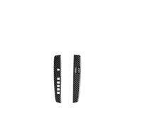 IUIOXCH 2pcs Carbon Fiber Car Interior Gear Shift Panel Decal Decorative Cover Trim Sticker Compatible for Honda Accord 2013-2017(Black)