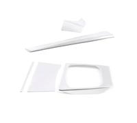 IUIOXCH ABS Carbon Fiber Car Gear Panel Cover Interior Kit Trim Stickers Car Accessoires Compatible for BMW 3 Series 4 Series G20 G21 G22 2020-2022(Silver Set)