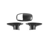 IUIOXCH Black Carbon Fiber Gear Shift Knob Decora Cover ABS Inner Protective Accessory Compatible for Dodge Durango 2018+