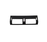 IUIOXCH Car Central Control Air Outlets Decorative Frame Trim ABS Chrome/Carbon Fiber Sticker Compatible for Land Rover Defender 110 130 2020-2022(Black)