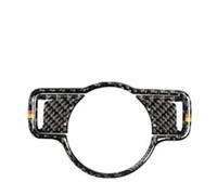 IUIOXCH Carbon Fiber Headlight Switch Knob Trim Stickers Accessories Compatible for Mercedes Benz W204 W212 W176 CLA GLA GLE GLK GL A B C E Class(Config B)