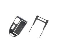 IUIOXCH Stainless Car Gear Shift Box Panel Cover Case Trim Frame Stickers Compatible for Haval H6 3rd Gen 2021 2022 2023 2024 HEV PHEV Accessories(A B C Black)