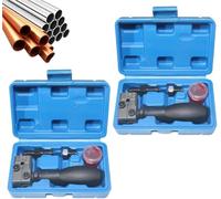 IUIUI Universal Handheld Automotive Car Brake Pipe Line Copper Manual Flaring Tool Repair Kit for Tubing, Double Flare Tool for Vehicle Trucks & Motorcycles Brake Hydraulic Lines Repair(2 Set)