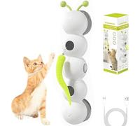 IUIUI Whack a Worm Cat Toy, Interactive Caterpillar Cat Toy with Motion Sensor, Whack a Worm Post Cat Toys with Suction Cup, Moving Caterpillar Cat Toys for Indoor Cats(1pc)