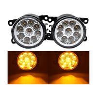 IUKMR Antiniebla Delantero 2 Uds Para Mitsubishi Para Lancer Para Sportback 2009-2016 Luz Antiniebla Lámpara Antiniebla H11 12V Luces Antiniebla Halógenas Lámparas Antiniebla(Yellow LED Fog Light)