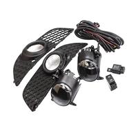 IUKMR Antiniebla Delantero Para Mitsubishi Para Lancer EX 2008 2009 2010 2011 2012 2013 2014 Cubierta Rejilla Marco Lámpara Montaje Foglamp Luz Antiniebla Delantera(1 set halogen)