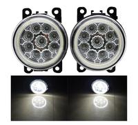 IUKMR Antiniebla Delantero Para Mitsubishi Para Outlander Sport Para RVR Para ASX 2011 2012 2013 2014 2015 2016 2017 2018 LED Faro Ojos De Ángel(9beads)