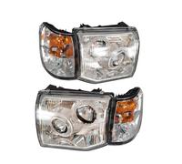 IUKMR Faro Principal Para Mitsubishi Para Pajero V31 V32 V33 V36 V46W 1992-1996 faro de curva modificado para coche MB831065 MR439139 Juego De Faros Delanteros(4PCS)