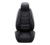 IUKMR Fundas para Asientos para Toyota para Auris para Avensis para Crown para 4Runner para Harrier FJ para Cruiser para Mark X Funda Cuero para Asiento Coche(Black 1 Seat z)