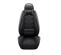 IUKMR Fundas para Asientos para Toyota para Auris para Avensis para Crown para 4Runner para Harrier FJ para Cruiser para Mark X Funda Cuero para Asiento Coche(Black 5 Seat m)