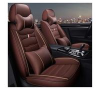 IUKMR Fundas para Asientos para Volvo XC60 XC90 XC40 XC70 S60L C30 S80 S90 V50 V60 Fundas de Asiento de Coche de Cobertura Total(Coffee 5 Seatv)