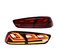 IUKMR Luces Traseras Para Mitsubishi Para Lancer EVO-X 2008-18: Luces Freno LED Dinámicas Con Señal Giro Y Traseras Coche Piezas Tuning(B Red Mirror)