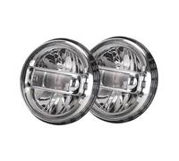 IUKMR Para Jeep Para Wrangler CJ-8 CJ-7 Faros Delanteros LED De 7 Pulgadas Con Adaptadores De Soporte De Montaje Faros Delanteros Coche(D)