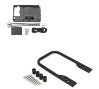 IUKMRT Soporte Móvil Moto USB para F900XR Motocicleta GPS teléfono Inteligente Parabrisas navegación Placa Soporte Adaptador(B - Bracket)