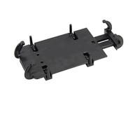 IUKMRT Soporte Móvil Moto USB para R1250R R 1250 Motocicleta GPS/teléfono Inteligente Navegación GPS Placa Soporte Adaptador Negro(A)