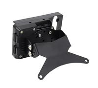 IUKMRT Soporte Móvil Moto USB para Suzuki DL650 DL1000 para V-Strom 650 1000 Motocicleta GPS Teléfono Inteligente Navegación Soporte Adaptador Negro(AB)