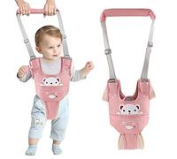 IULONEE Ajustable Arnés de Seguridad para Caminar Bebé Asistente Arnés con Entrepierna Desmontable Toddler Walking Assistant Transpirable Bebés Ayudante para Niños 9-24 Meses (Rosa)