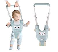 IULONEE Ayudante para caminar para bebés Asa ajustable Asistente para caminar Bebe pie y para caminar Riendas de cinturón Arnés de seguridad para niños de 9-24 Meses (Verde)