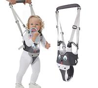 IULONEE Transpirable Bebés Ayudante para Caminar Asa Ajustable Asistente para Caminar para Niños Pequeños Niño de pie y para Caminar Arnés de Seguridad para Niños de 7-24 Meses (Mesh Gris)