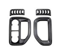 IUNBTFG Auto interiores decoración Compatible Con Chevrolet Para Silverado 2019 2020 2021 2022 Volante La Izquierda Cubierta La Salida Aire Del Tablero Accesorios Interiores