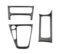 IUNBTFG Auto interiores decoración Compatible Con Ford Para Focus 3 Para MK3 2015 2016 2017 2018 LHD Pegatinas Para Consola Central Cubierta Del Panel De Cambio De Marchas Portavasos(Wood black)