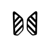 IUNBTFG Auto interiores decoración Compatible Con Nissan Para Kicks 2025 2026 LHD Embellecedor Adhesivo Para La Cubierta Salida CA Del Salpicadero Superior Coche(Black)