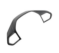 IUNBTFG Auto interiores decoración Compatible Con Peugeot 3008 GT 4008 5008 Pegatina Decorativa Para El Panel De Botones Del Volante Del Coche Accesorios Interiores.(Carbon fiber black)