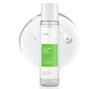 iUNIK IUNIK Tónico facial vegano para aliviar el árbol del té 200 ml - Hidratante facial para pieles irritadas propensas al acné con árbol de té 67% Centella Asiática 19,5% Piel sensible con imperfecc