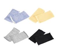 Iunipusy 4 pares de protectores de brazo resistentes al corte y al fuego, para piel y contusiones