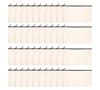 Iunipusy Bolsas de tela en para pintar, 40 unidades, estuche con cremallera, bolsa de cosméticos de lona, para artículos de papelería y objetos pequeños, 21 x 12 cm, beige