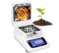 IUokLU Analizador de humedad, precisión del 0,001%, capacidad de 120 g, pantalla táctil LCD de 5 pulgadas, para materiales de construcción y procesamiento de madera (0,002 g)