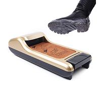 IUokLU Dispensador automático de cubiertas de zapatos, máquina automática de película de zapatos, máquina desechable para envolver zapatos, antideslizante, con 3 películas desechables, dispensador